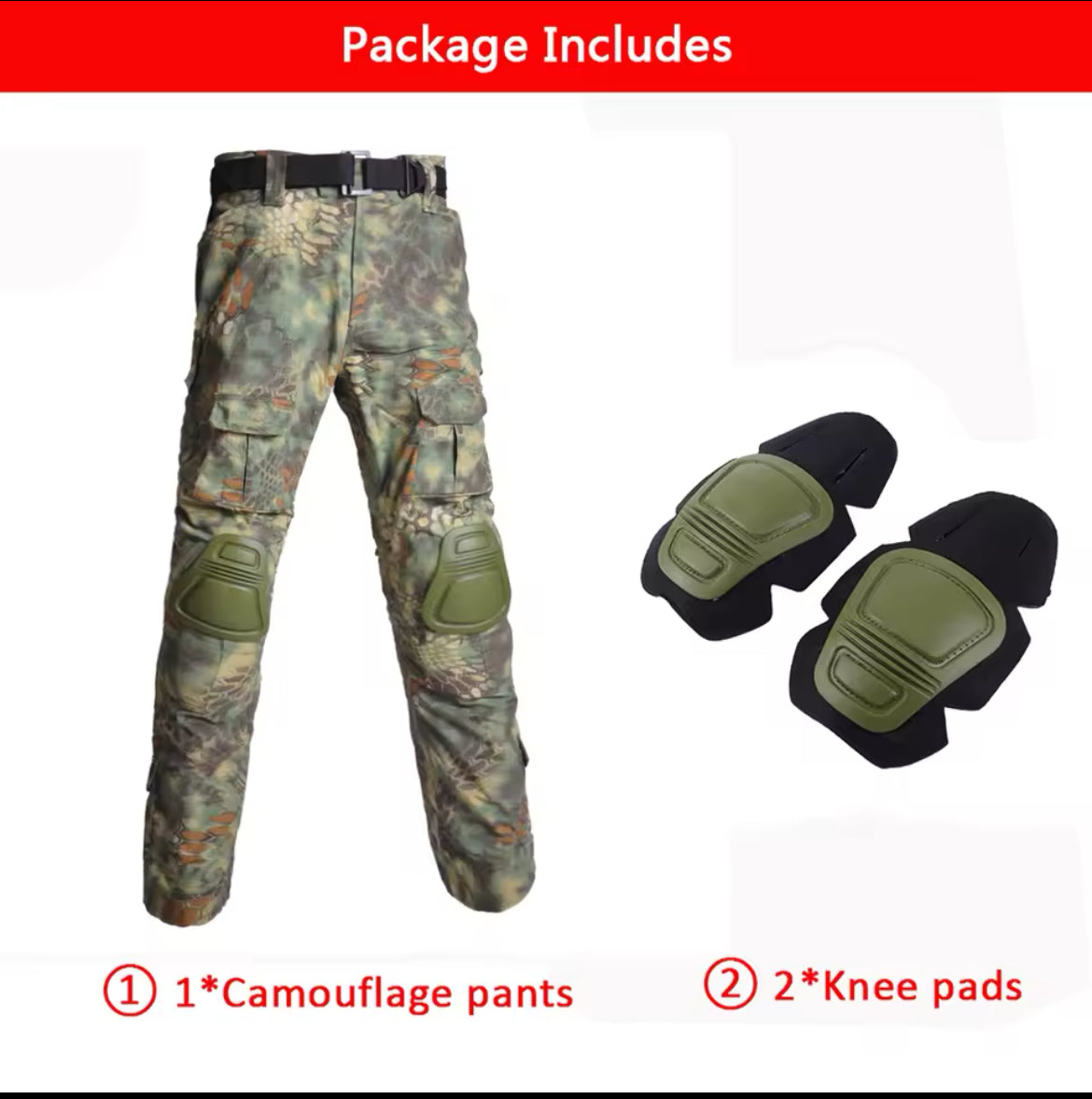Militär Cargo Hosen