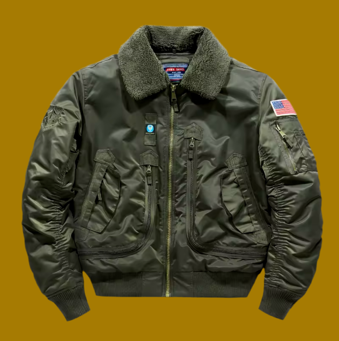 MA1 bomberjacked whit american patch