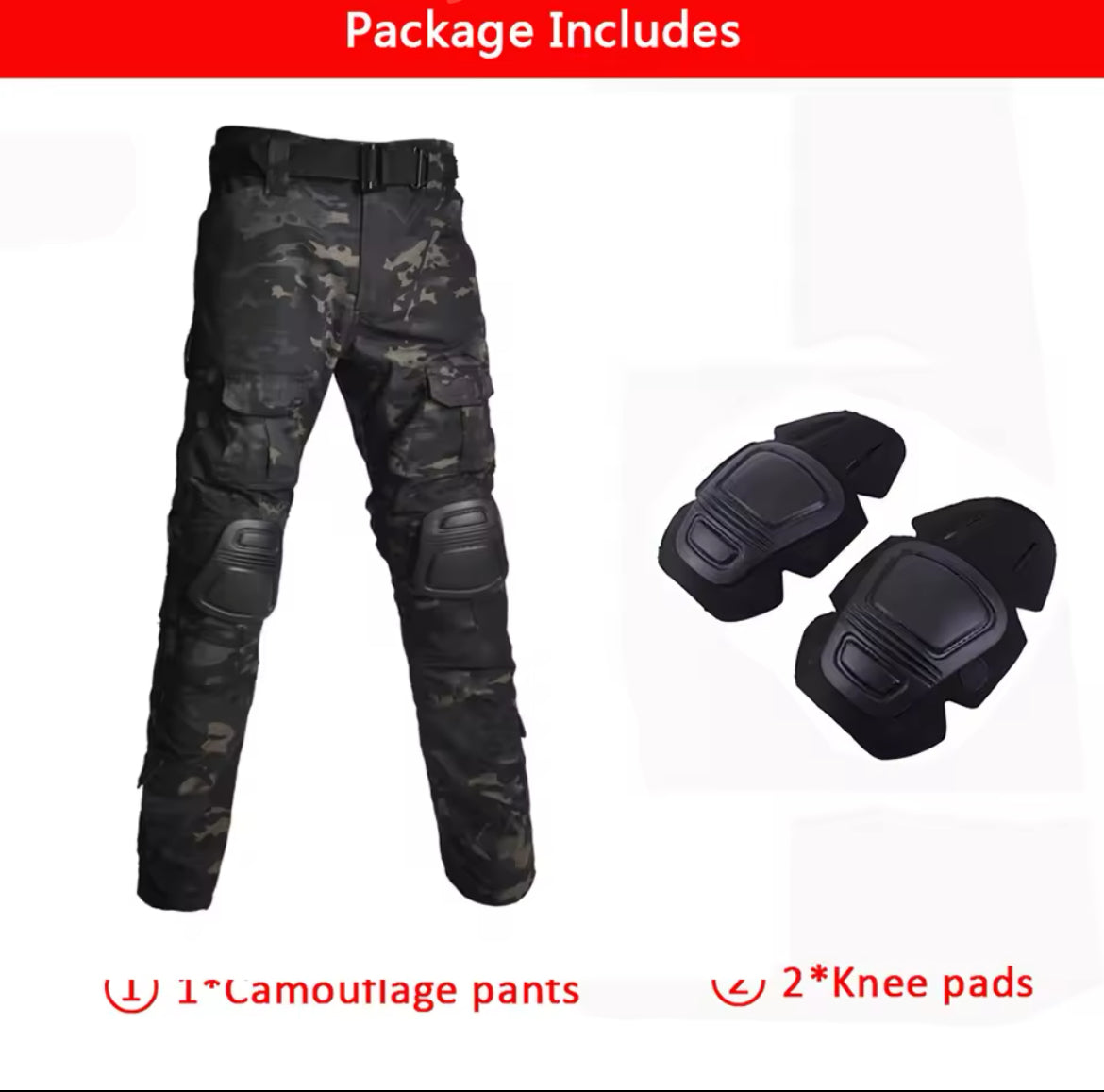 Militär Cargo Hosen