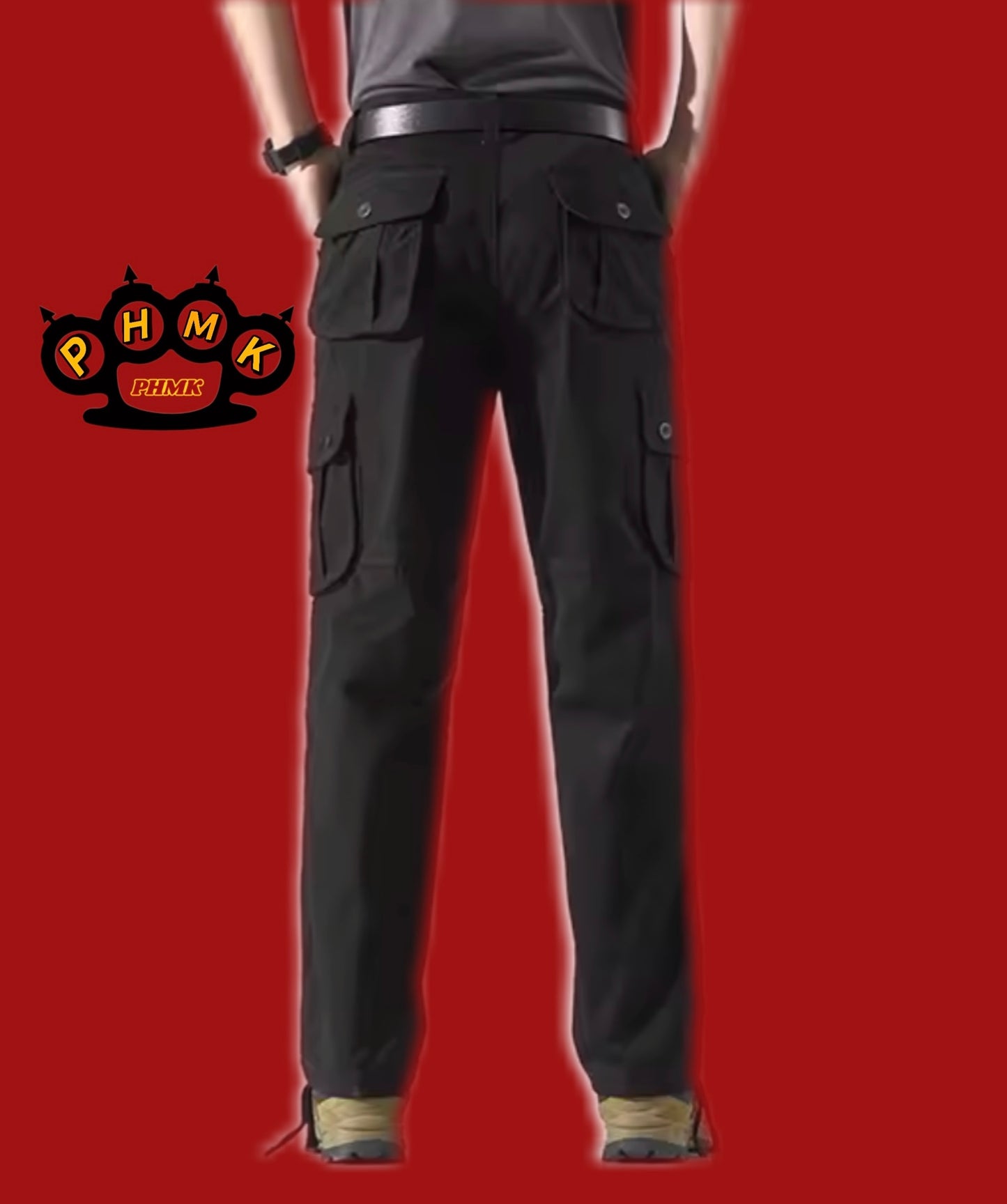 Schwarze Cargo Hose