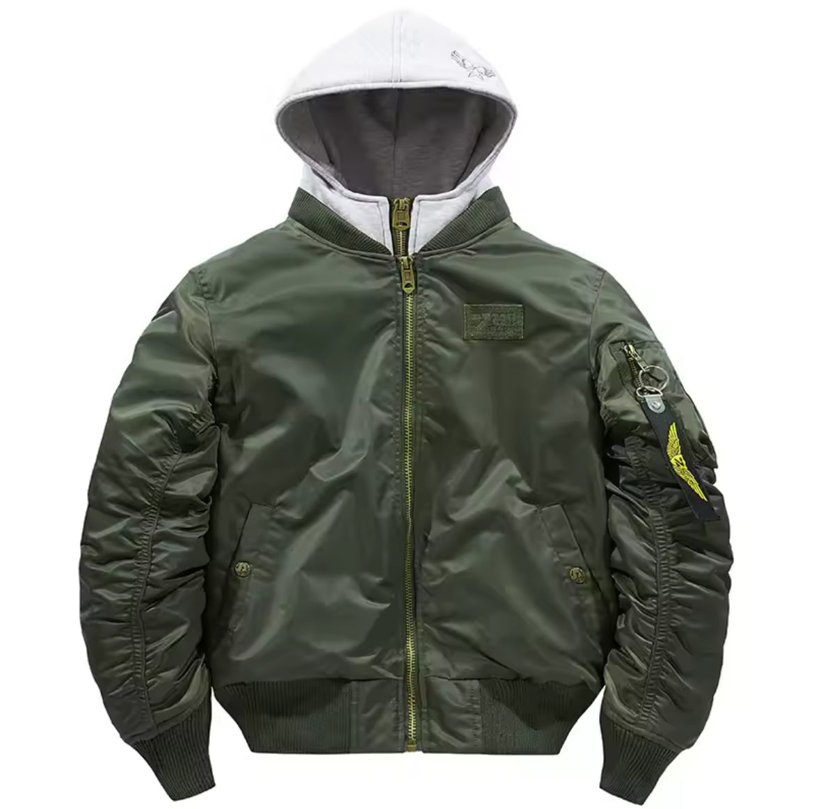 Hooded MA1 bomberjacked