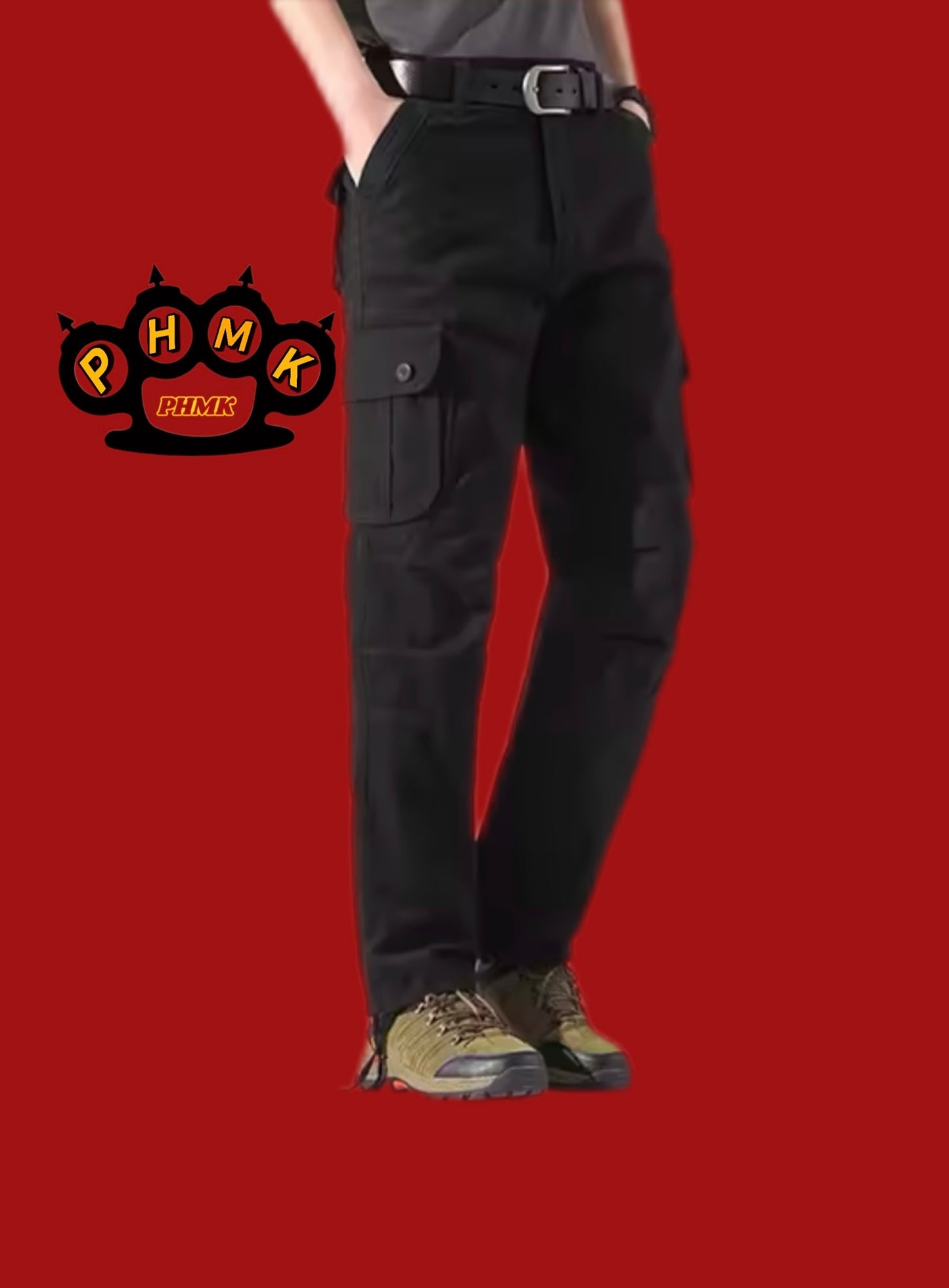 Schwarze Cargo Hose