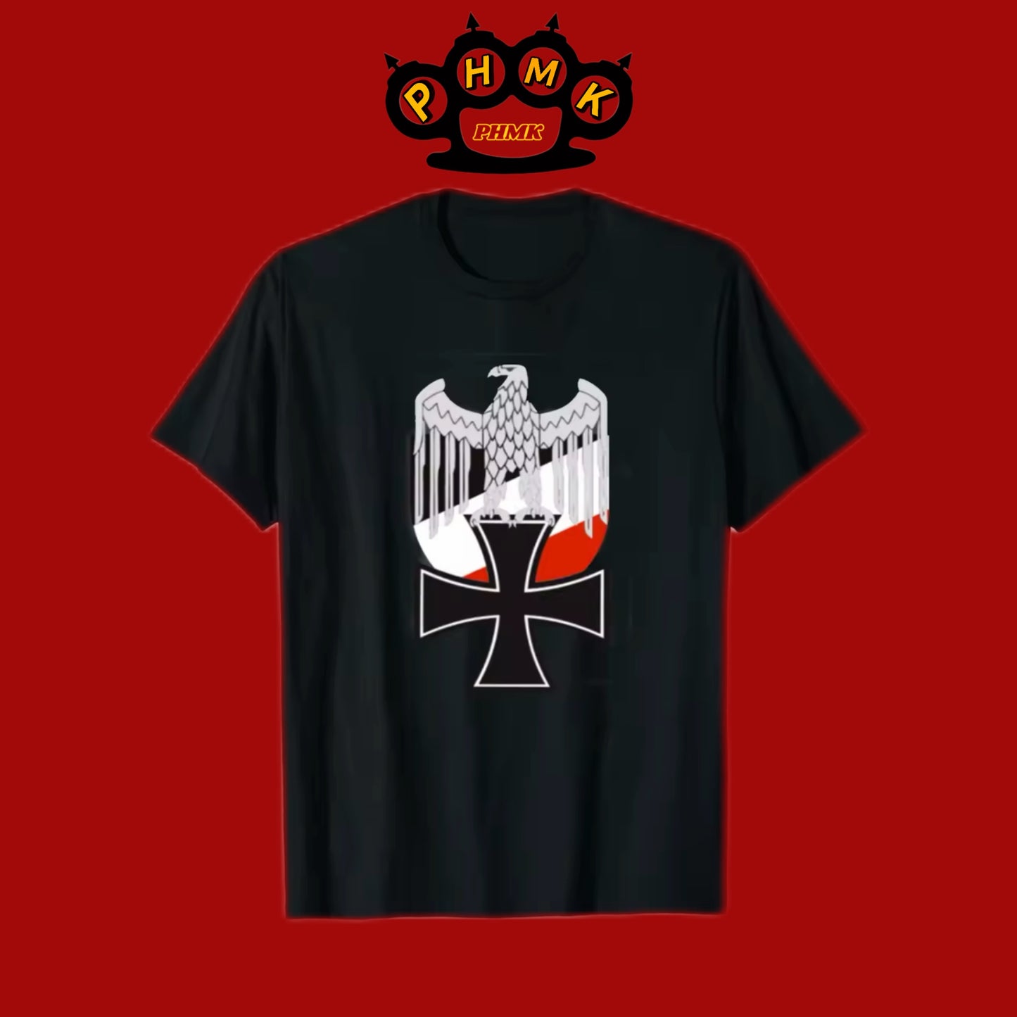 Deutscher Adler mit einem Eisernemkreuz t-Shirt