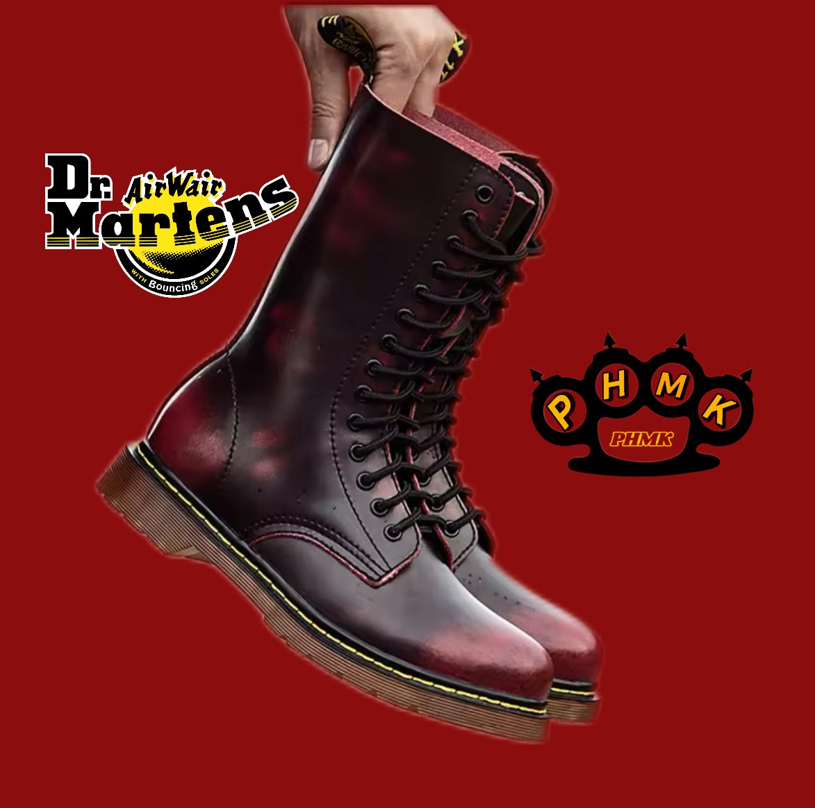Dr Martens 1490 rot