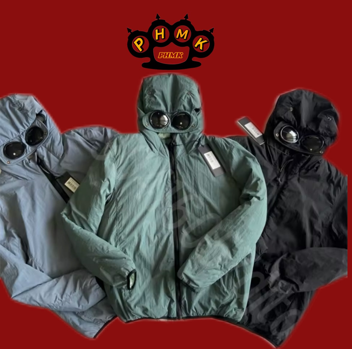 CP zipper Jacke mit Brillen Gläser