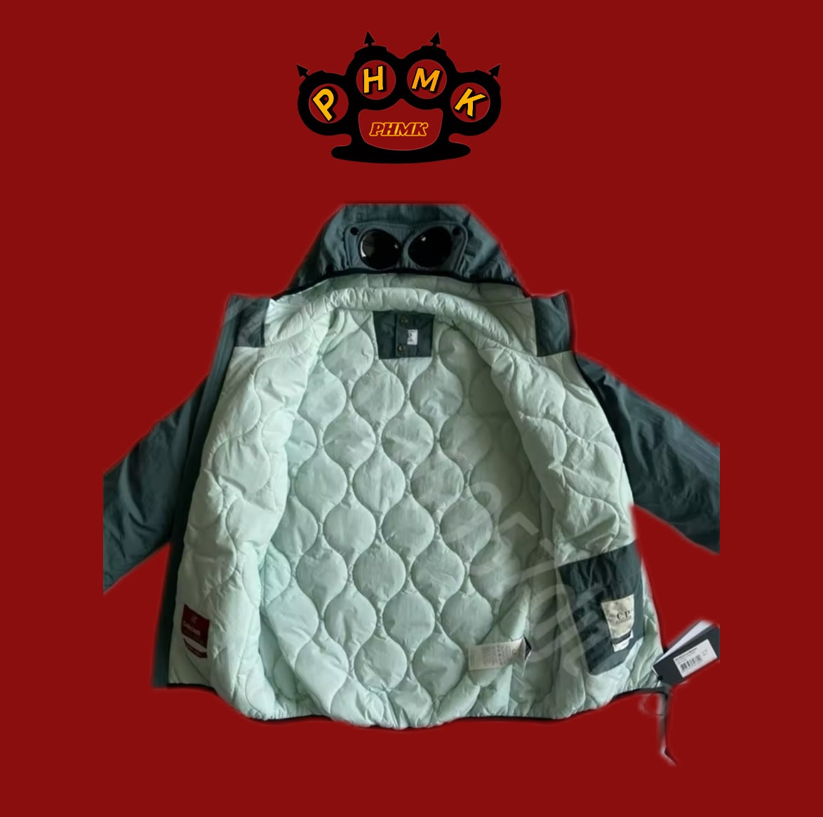 CP zipper Jacke mit Brillen Gläser