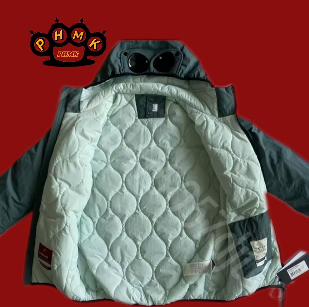 CP zipper Jacke mit Brillen Gläser
