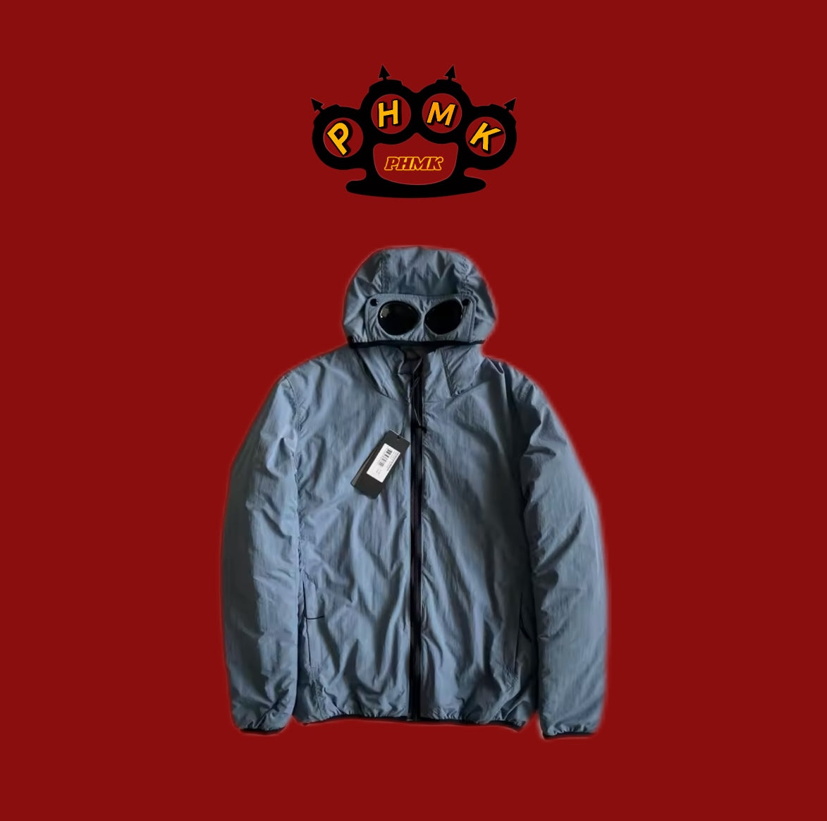 CP zipper Jacke mit Brillen Gläser
