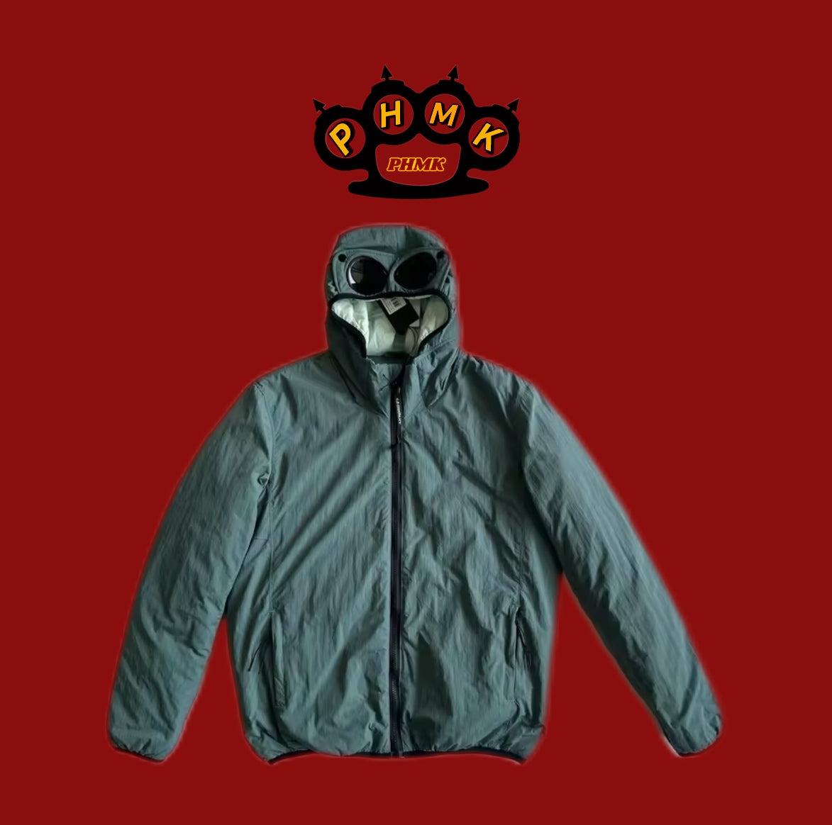 CP zipper Jacke mit Brillen Gläser
