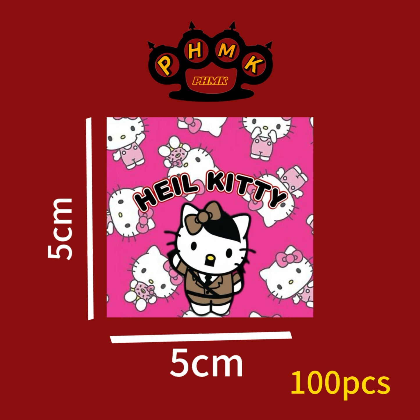 Heil Kitty Sticker 100pcs