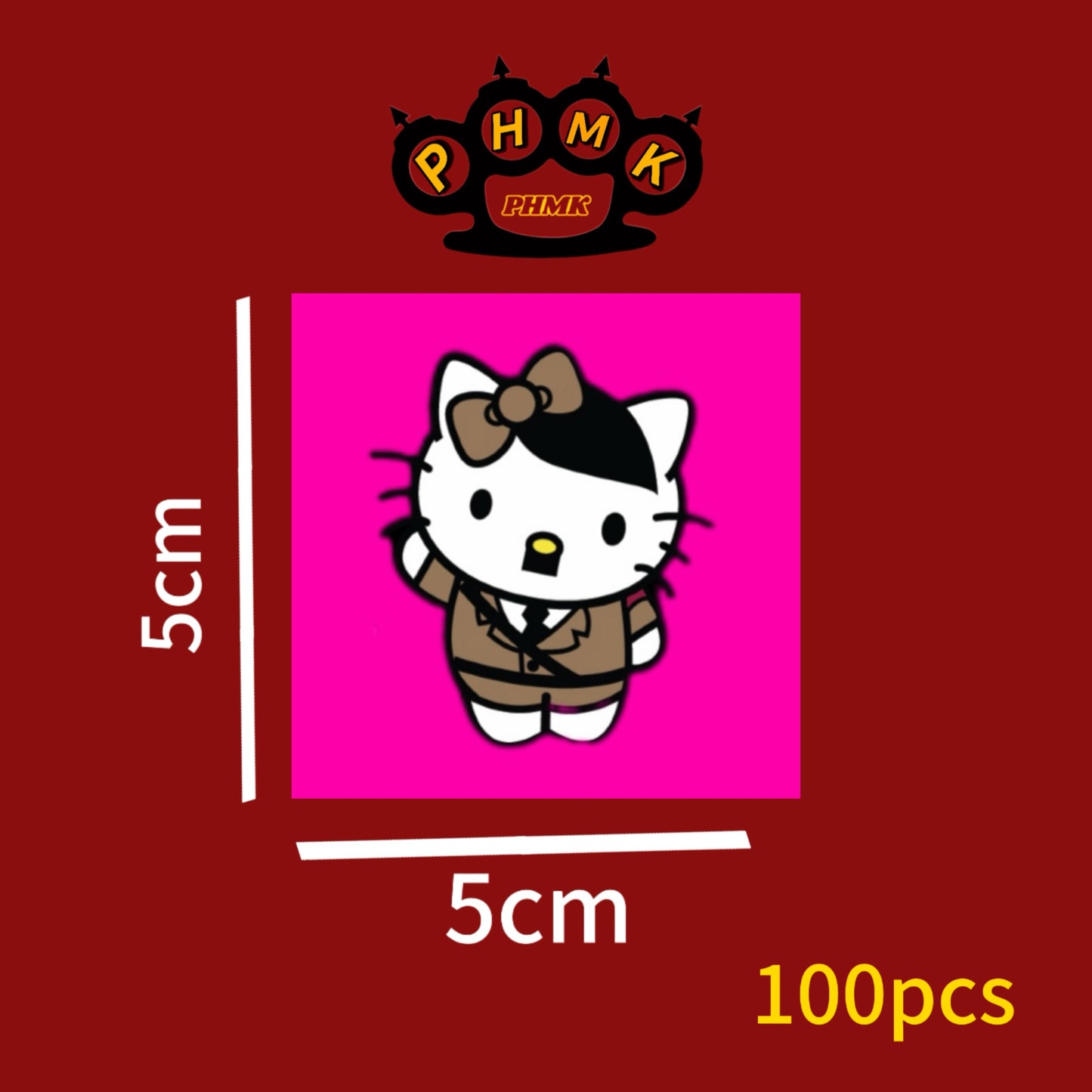 Heil Kitty Sticker 100pcs