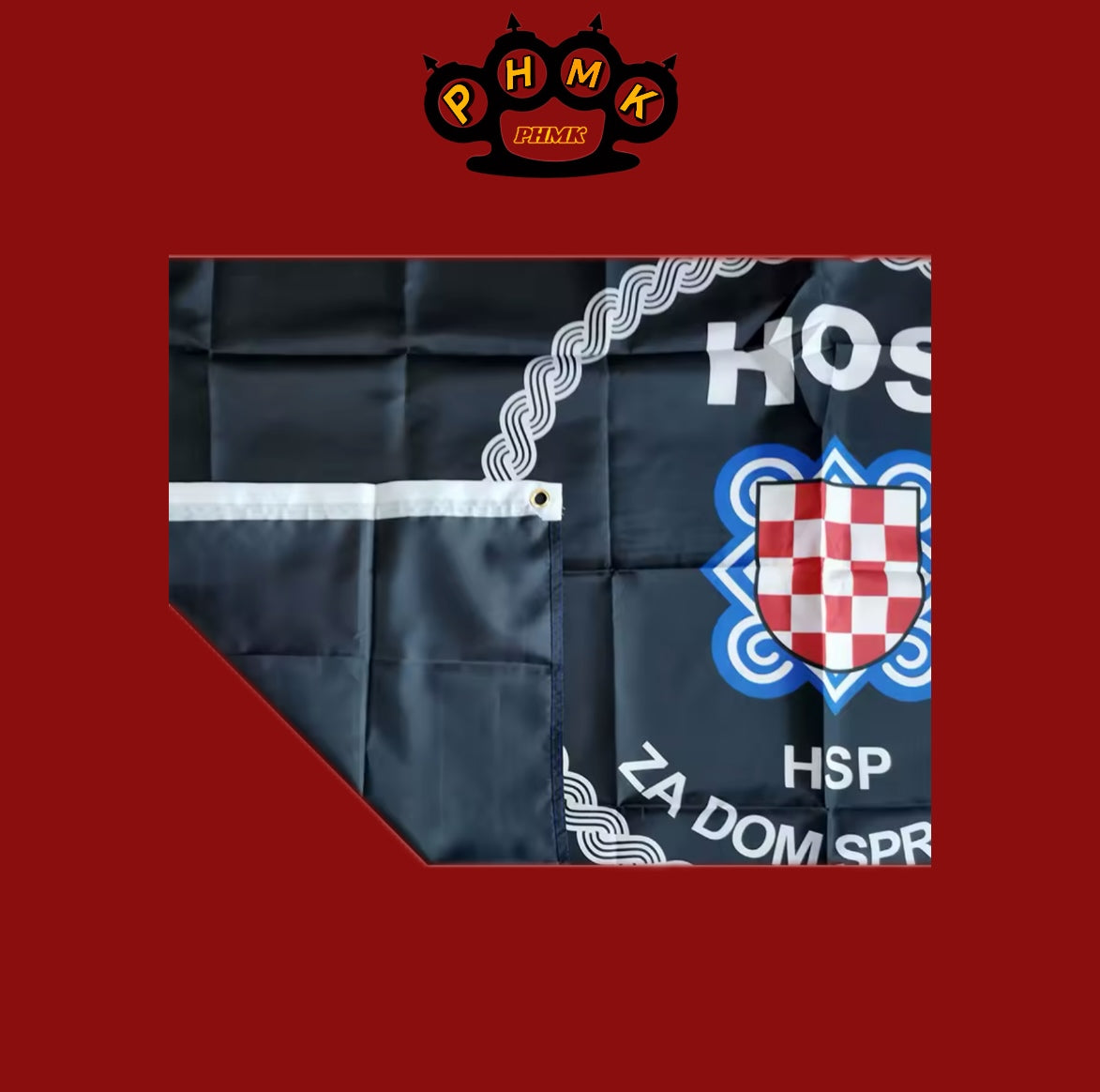 HOS ustasche flag 90x150cm