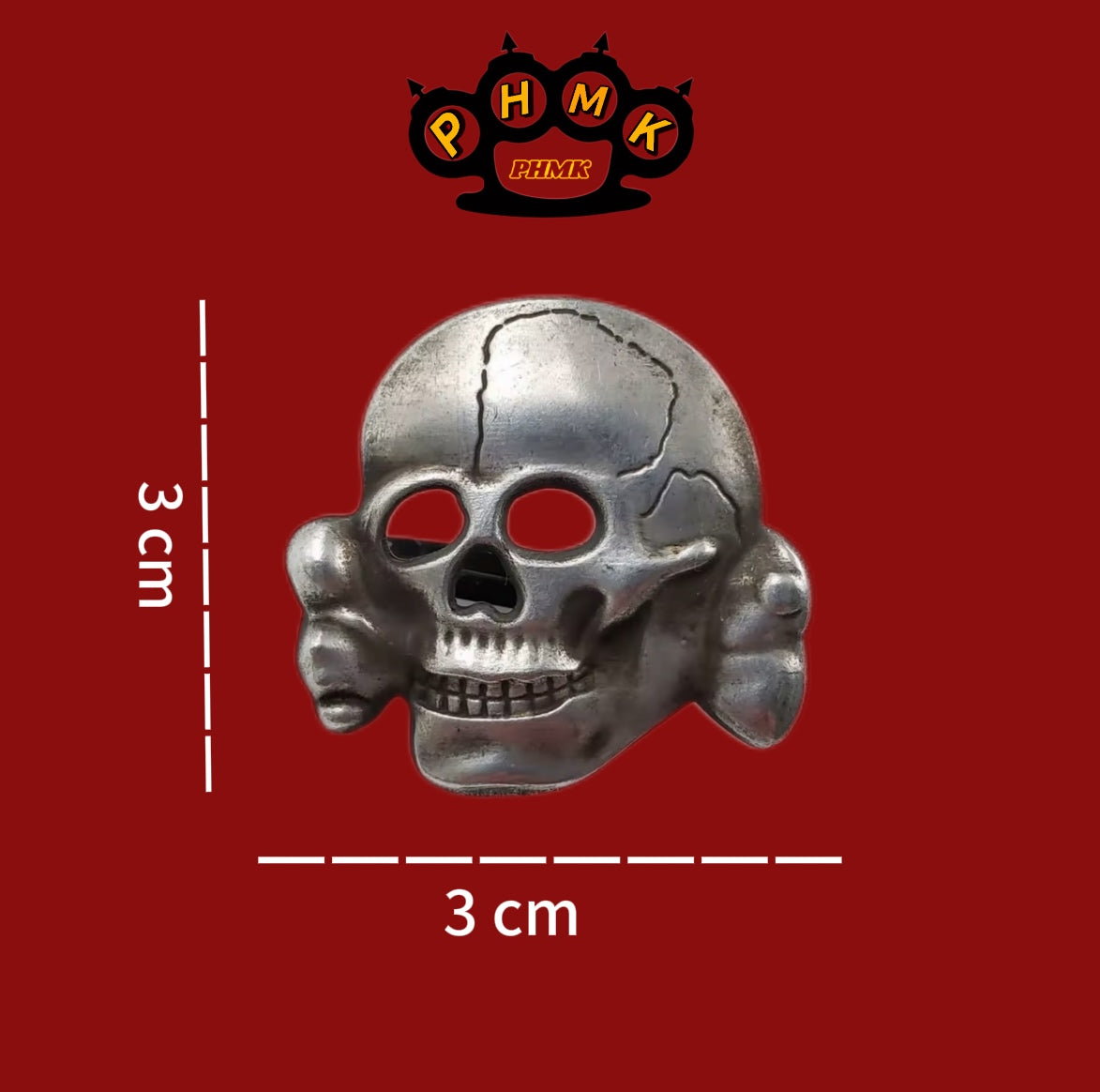 Totenkopf pin original WW2