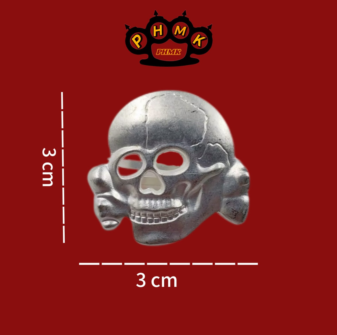 Totenkopf pin original WW2