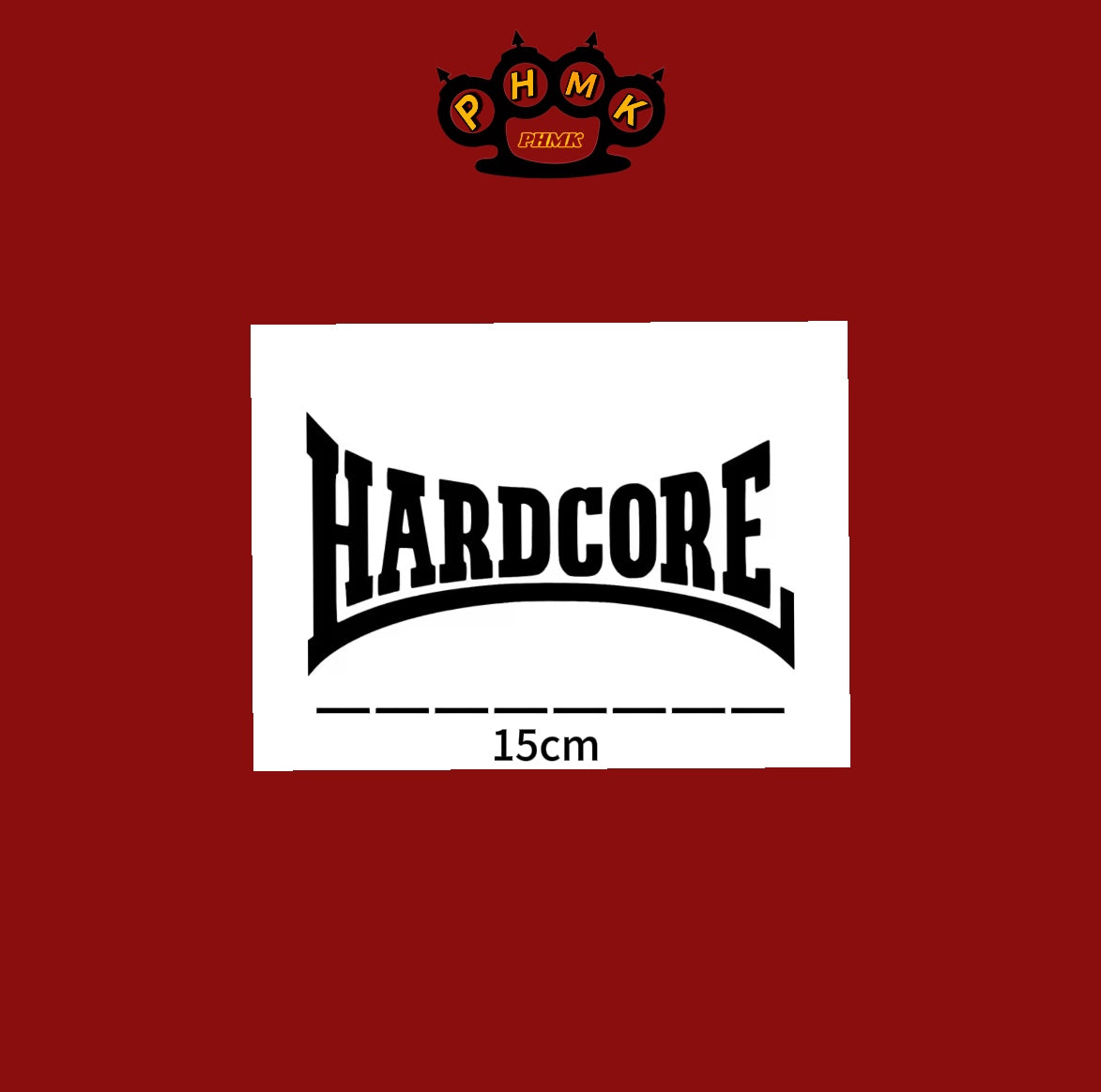 Hardcore Sticker