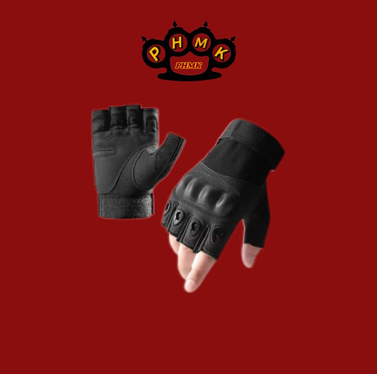 Taktische Handschuhe kurz Plastik Knöchel