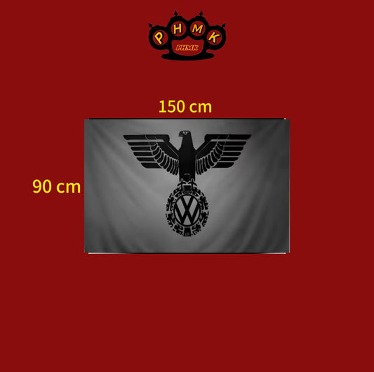 Alte Volks Wagen Logos Flaggen