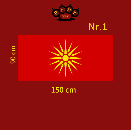 Makedonian flags Македонски знамиња