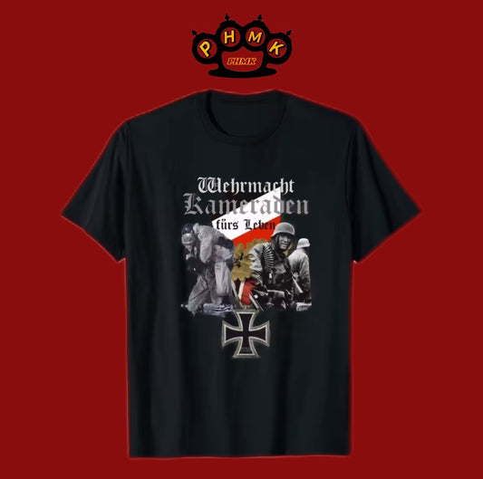 Wehrmacht kameraden fürs Leben t-Shirt schwarz